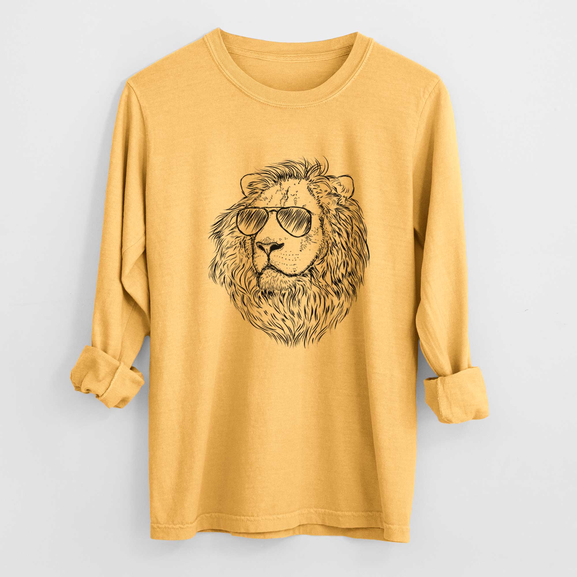 Aviators Lenny the Lion - Heavyweight 100% Cotton Long Sleeve