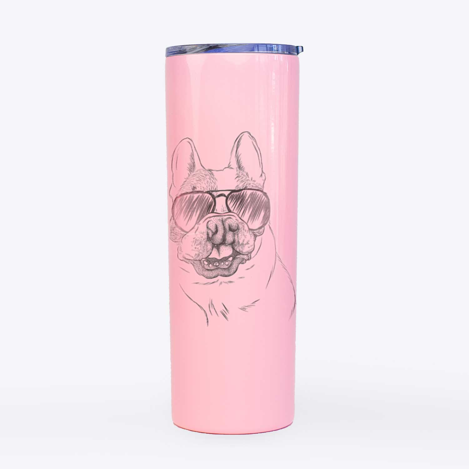 Lentil the French Bulldog - 20oz Skinny Tumbler