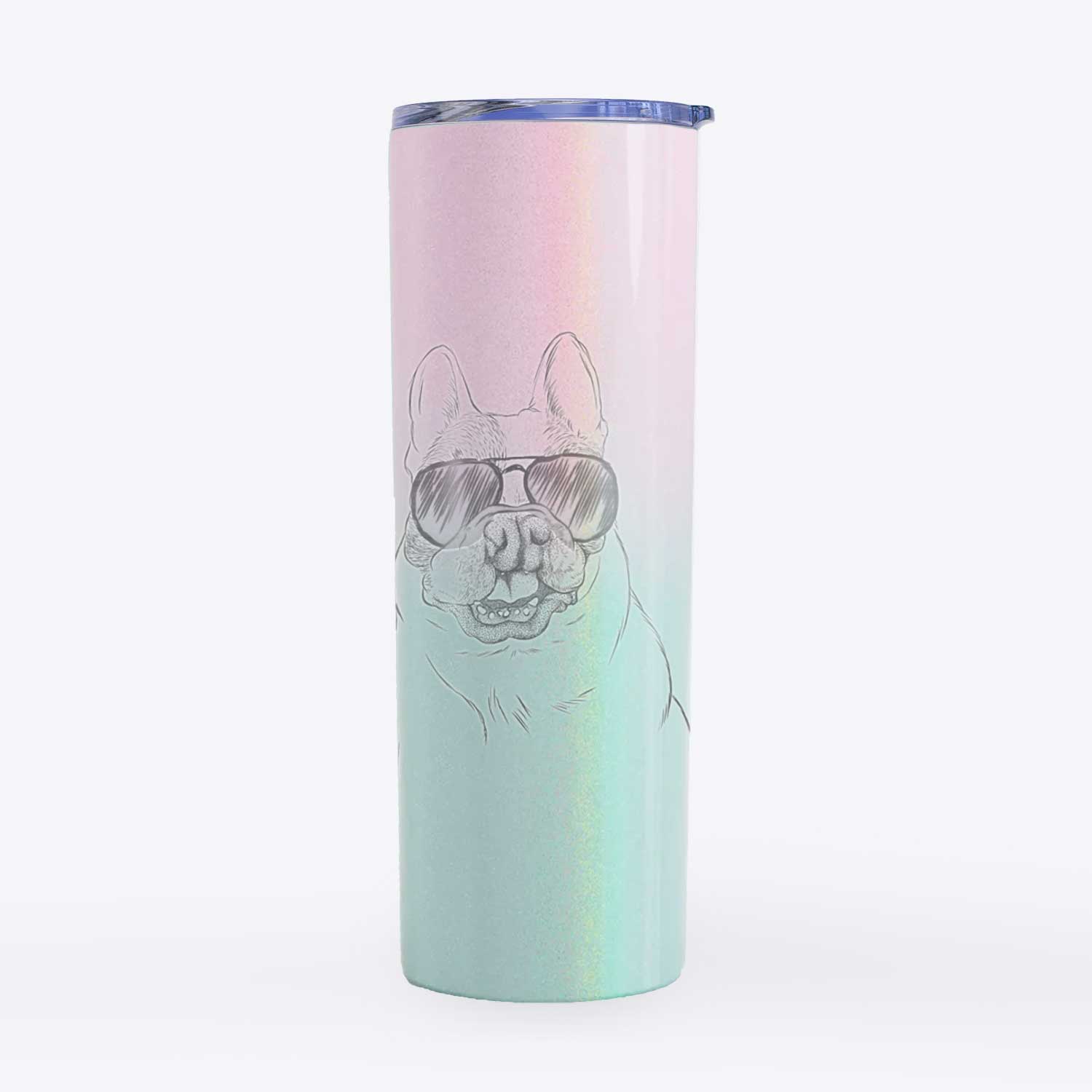 Lentil the French Bulldog - 20oz Skinny Tumbler