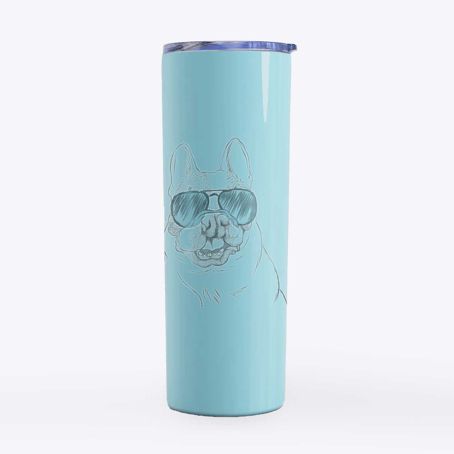 Lentil the French Bulldog - 20oz Skinny Tumbler