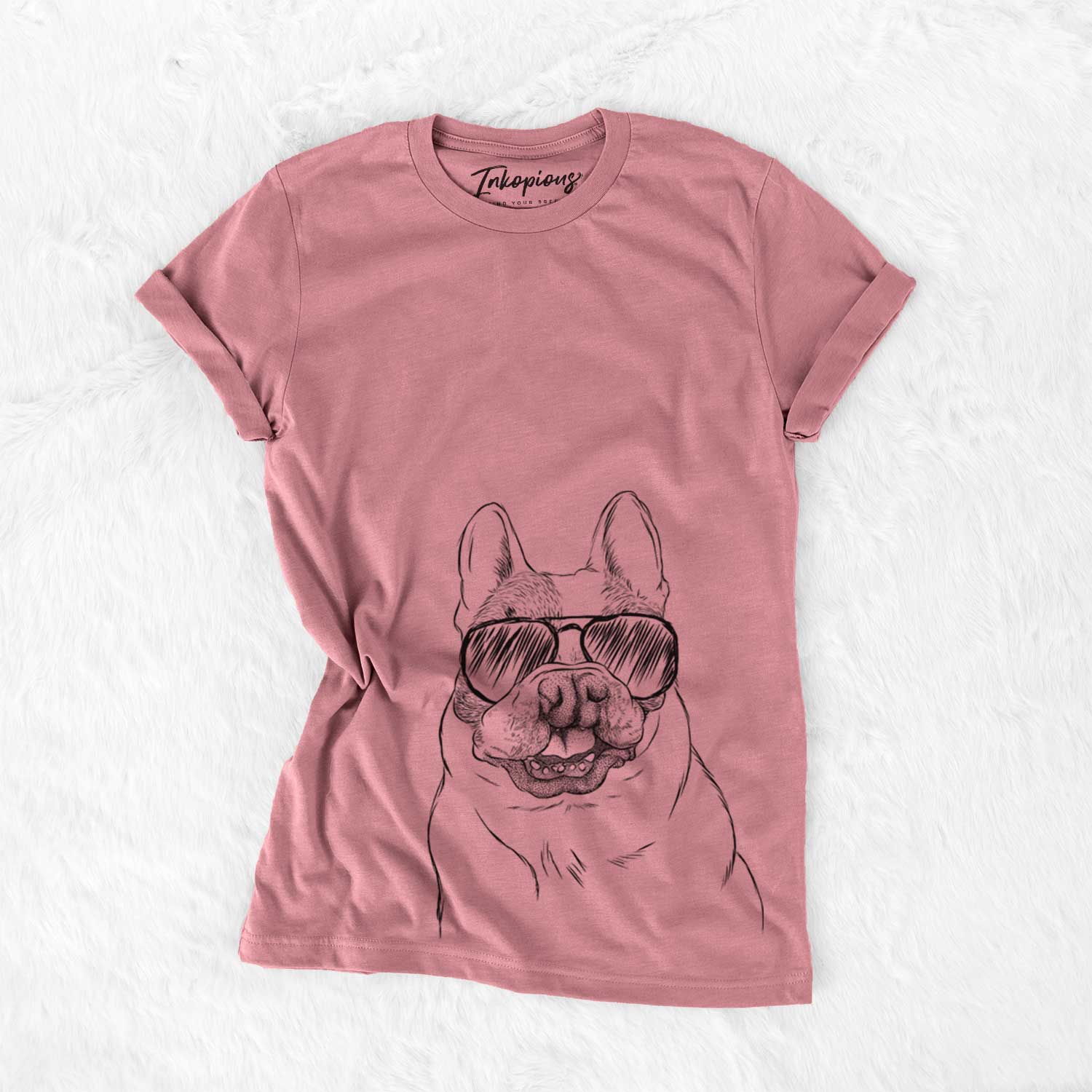 Aviator Lentil the French Bulldog - Unisex Crewneck