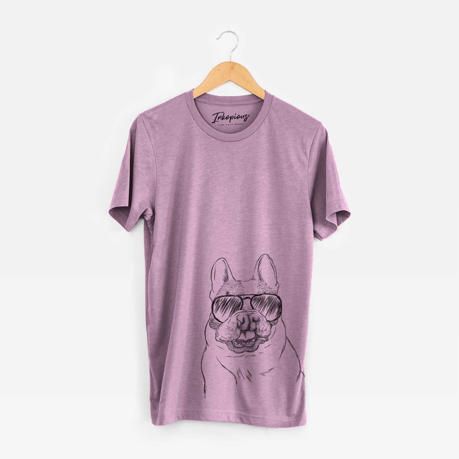 Aviator Lentil the French Bulldog - Unisex Crewneck