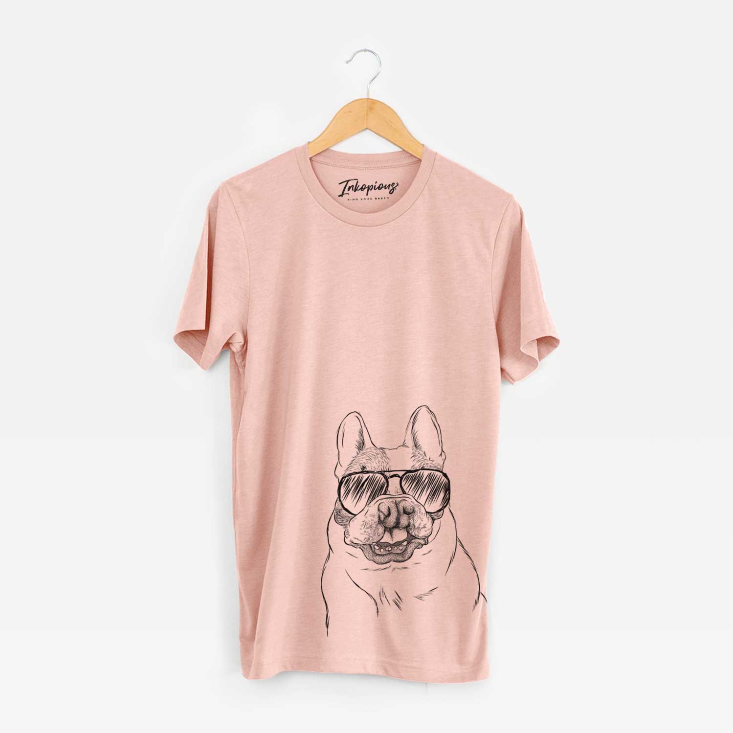 Aviator Lentil the French Bulldog - Unisex Crewneck