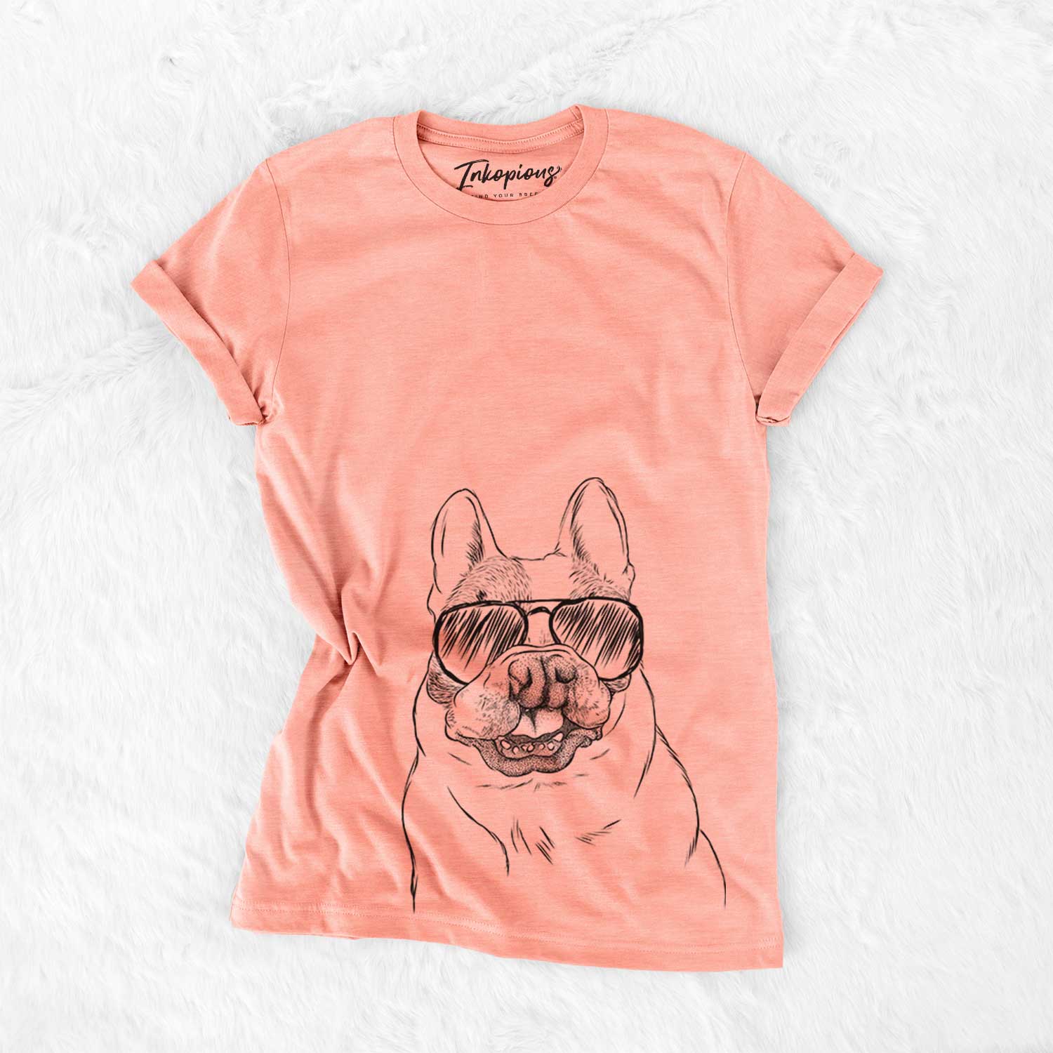 Lentil the French Bulldog - Bella Canvas Unisex Crewneck