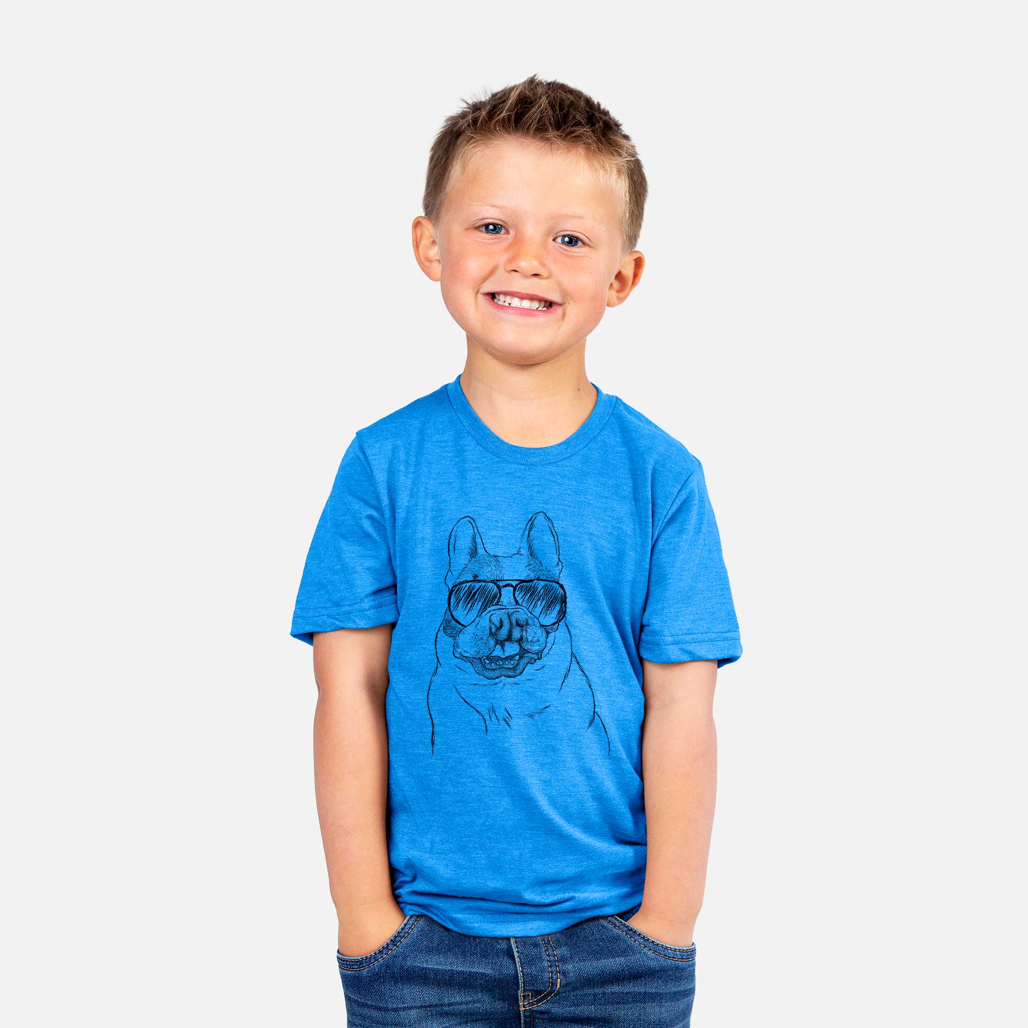 Aviator Lentil the French Bulldog - Kids/Youth/Toddler Shirt