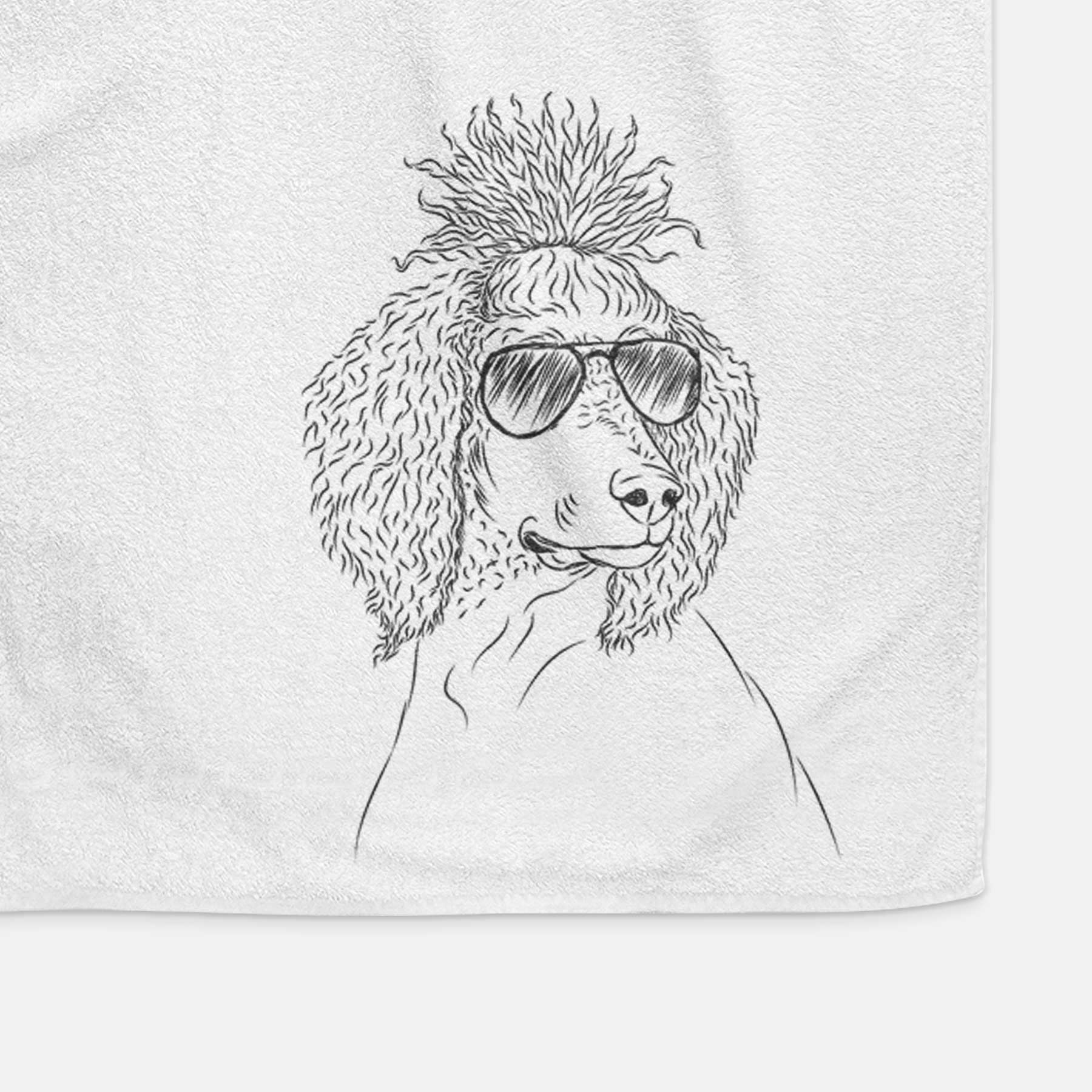 Leo the Poodle Decorative Hand Towel