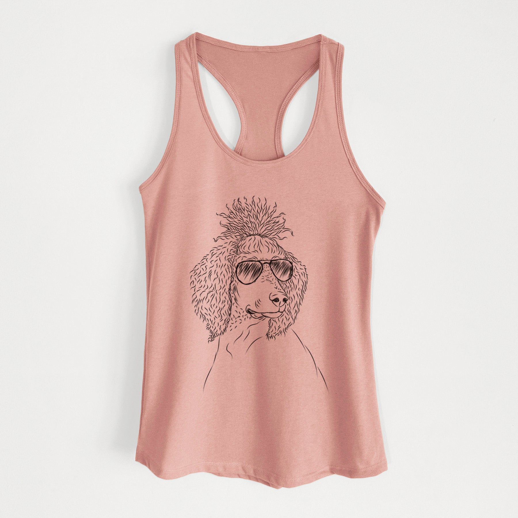 Leo the Poodle - Women's Racerback Tanktop