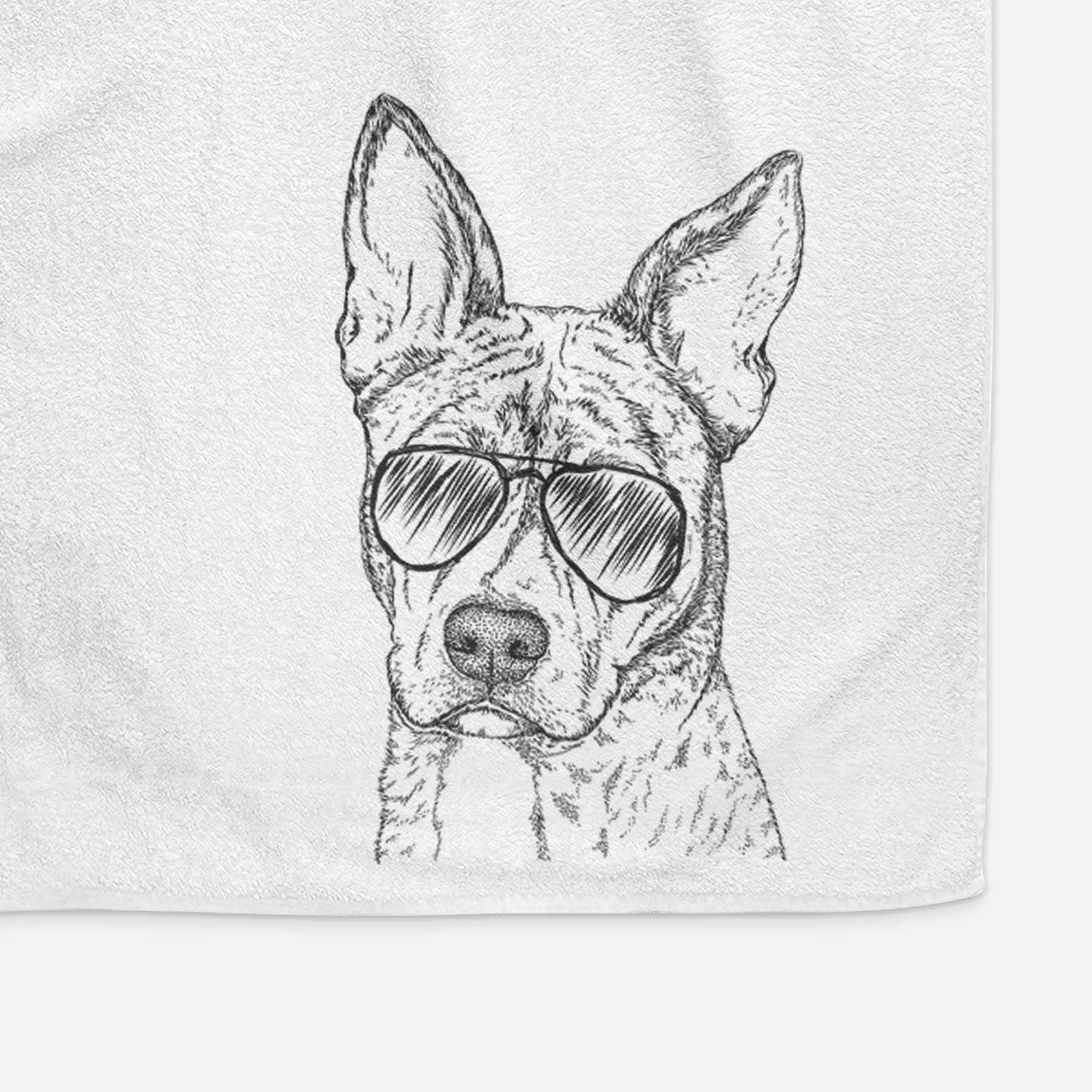 Leo the Ibizan Hound Bull Mastiff Mix Decorative Hand Towel