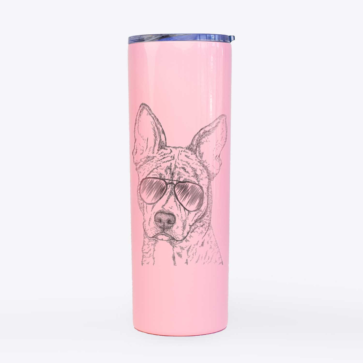 Leo the Ibizan Hound Bull Mastiff Mix - 20oz Skinny Tumbler