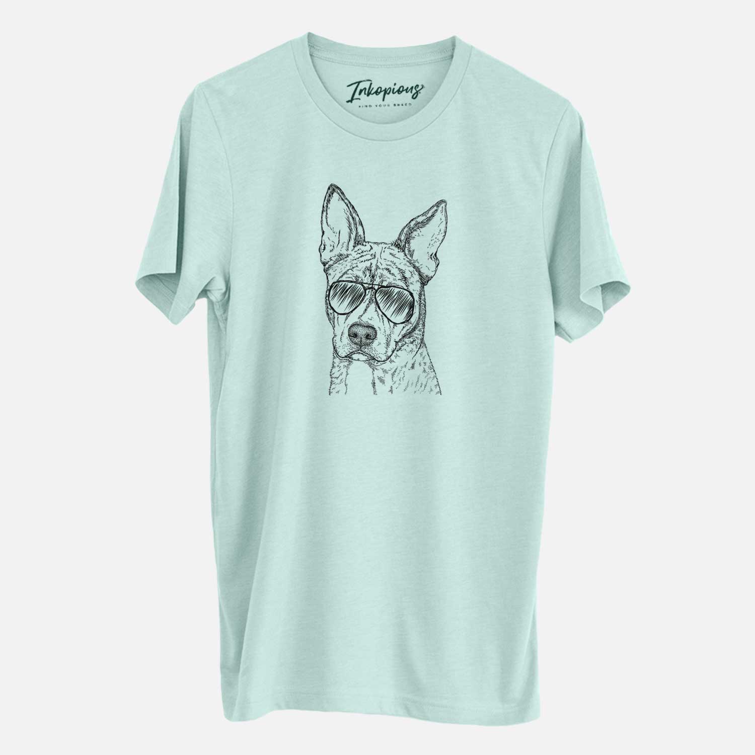 Aviator Leo the Ibizan Hound Bull Mastiff Mix - Unisex Crewneck
