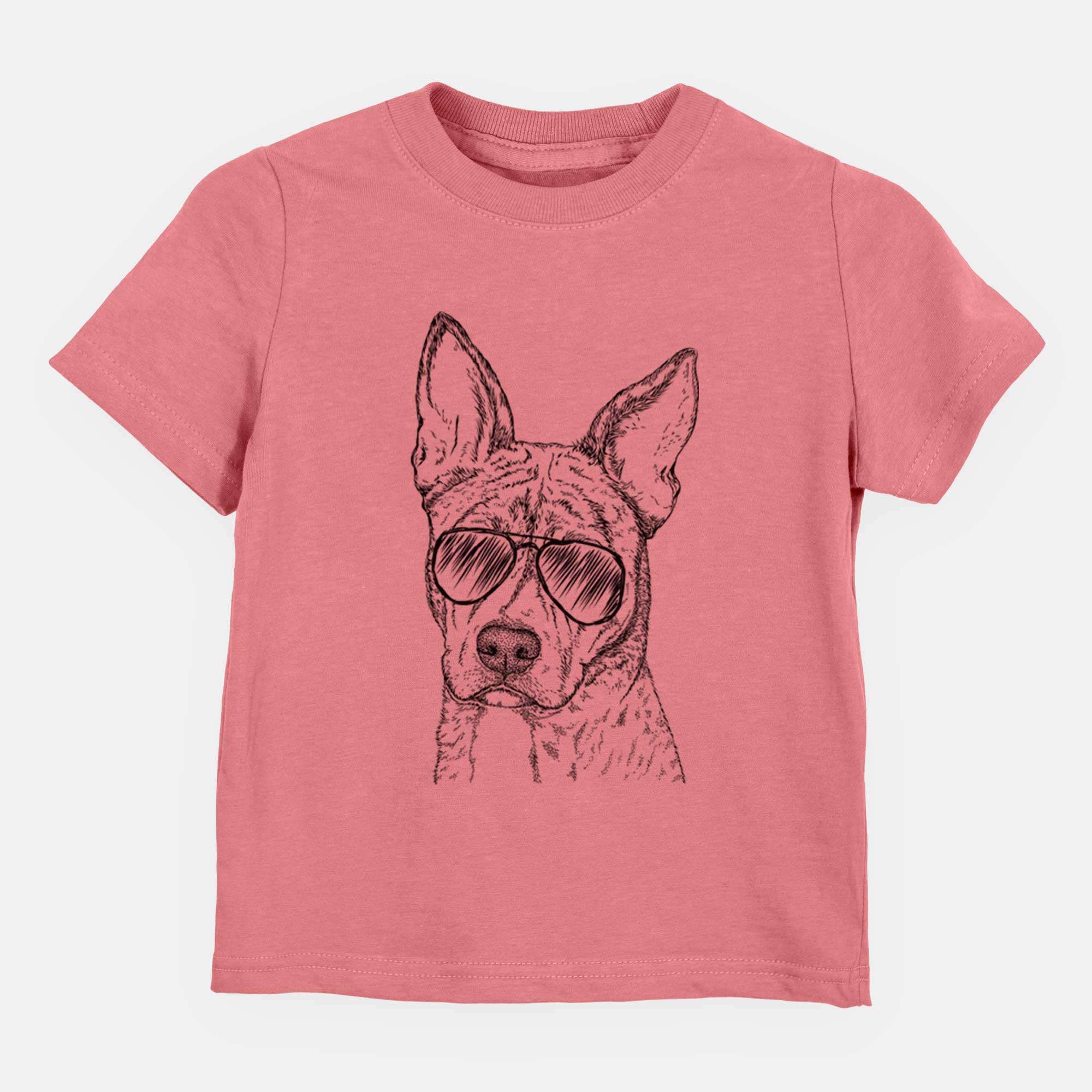 Aviator Leo the Ibizan Hound Bull Mastiff Mix - Kids/Youth/Toddler Shirt