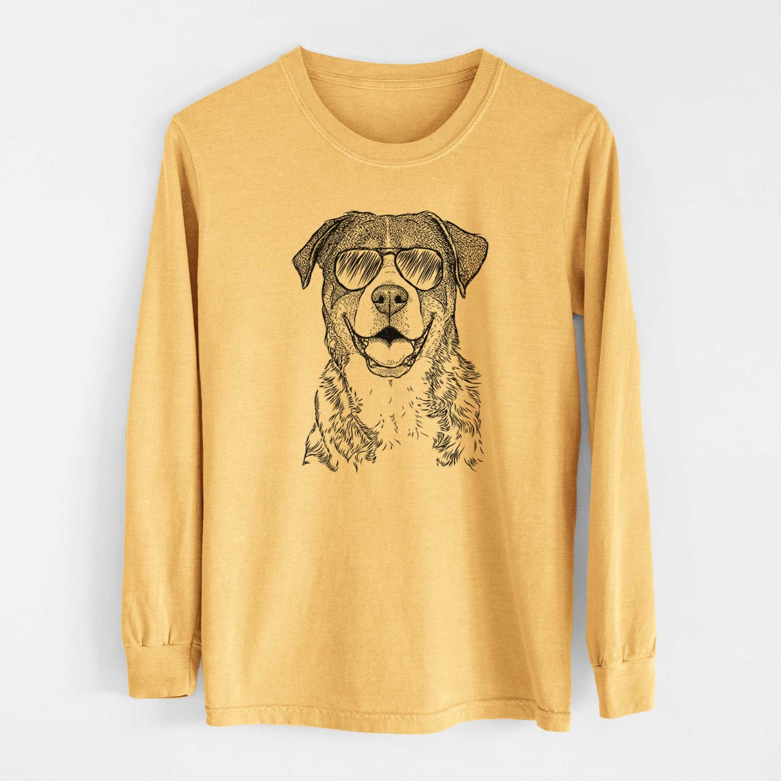 Aviators Leon the Greater Swiss Mountain Dog - Heavyweight 100% Cotton Long Sleeve