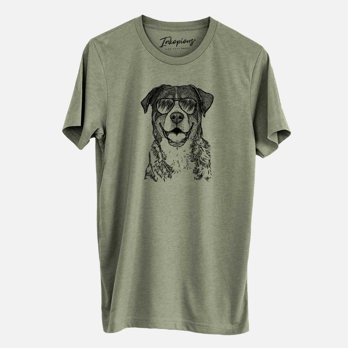Aviator Leon the Greater Swiss Mountain Dog - Unisex Crewneck