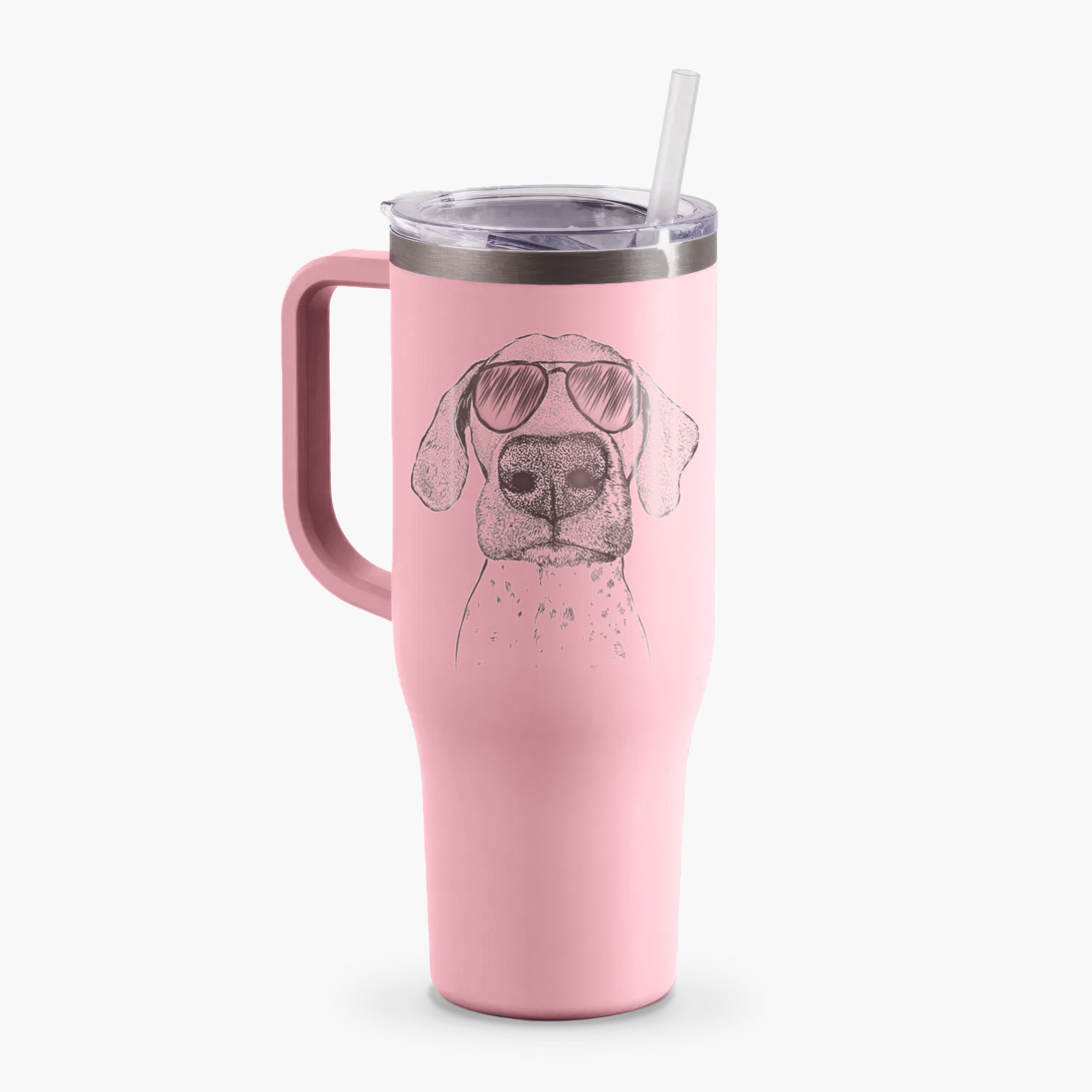 Leroy the German Shorthaired Pointer - 40oz Tumbler with Handle