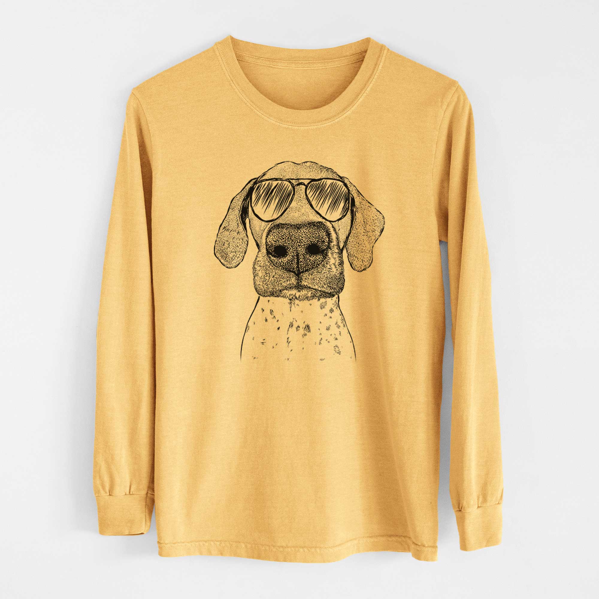 Aviators Leroy the German Shorthaired Pointer - Heavyweight 100% Cotton Long Sleeve