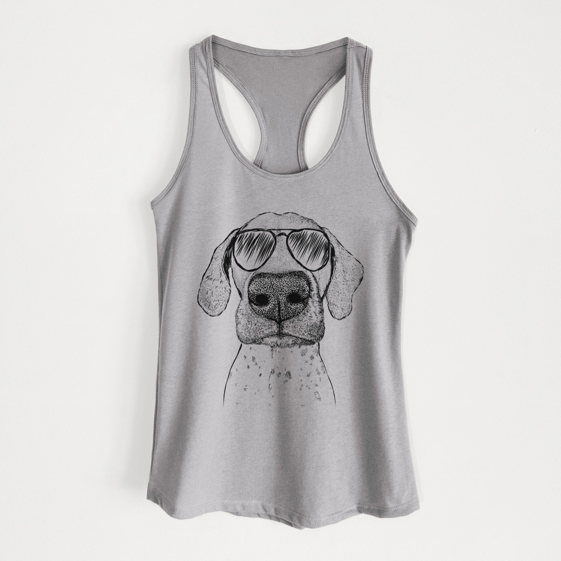 Leroy the German Shorthaired Pointer - Women's Racerback Tanktop