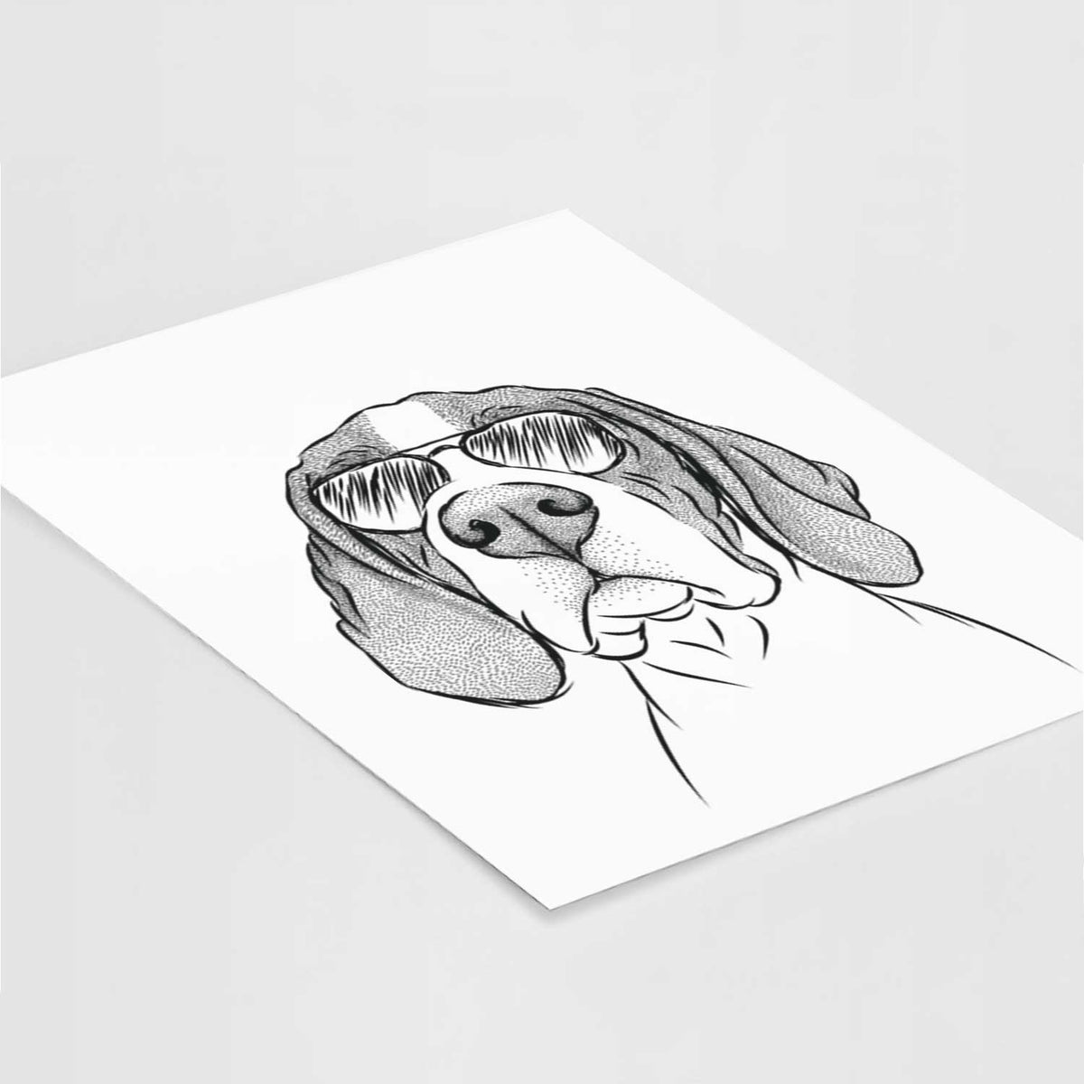 Liam the English Pointer Art Print