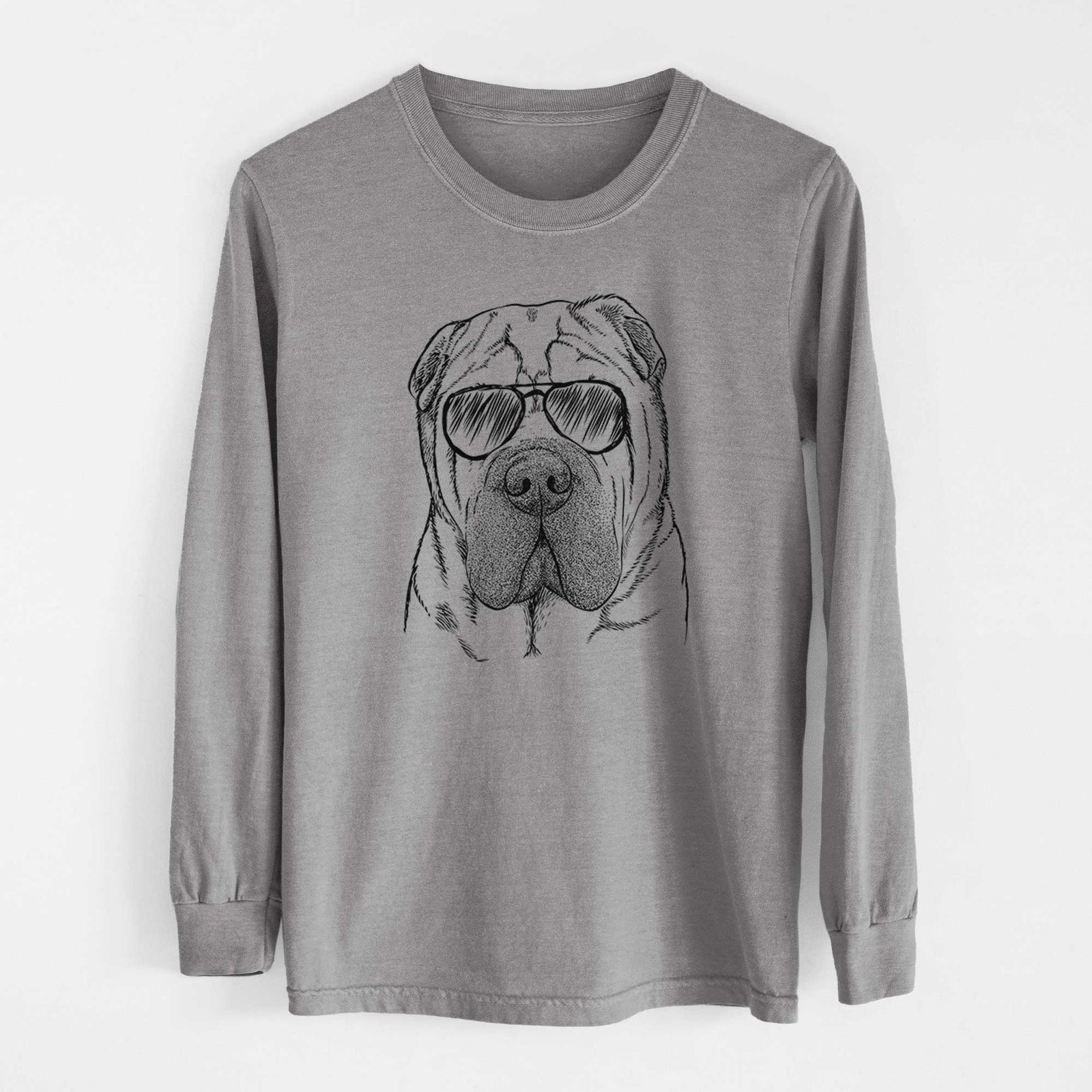 Aviators Lilly the Shar Pei - Heavyweight 100% Cotton Long Sleeve