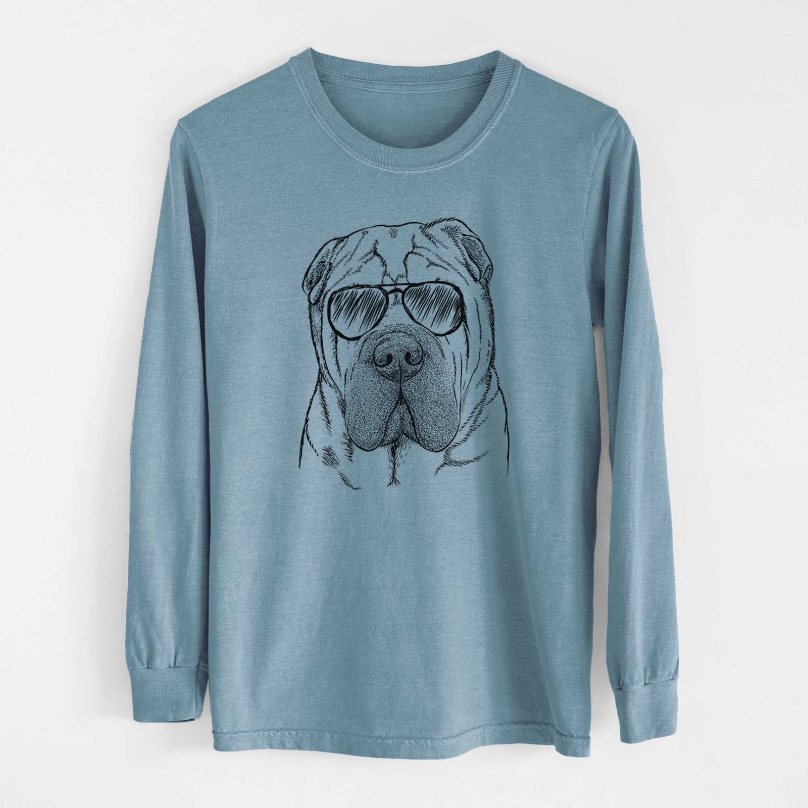 Aviators Lilly the Shar Pei - Heavyweight 100% Cotton Long Sleeve