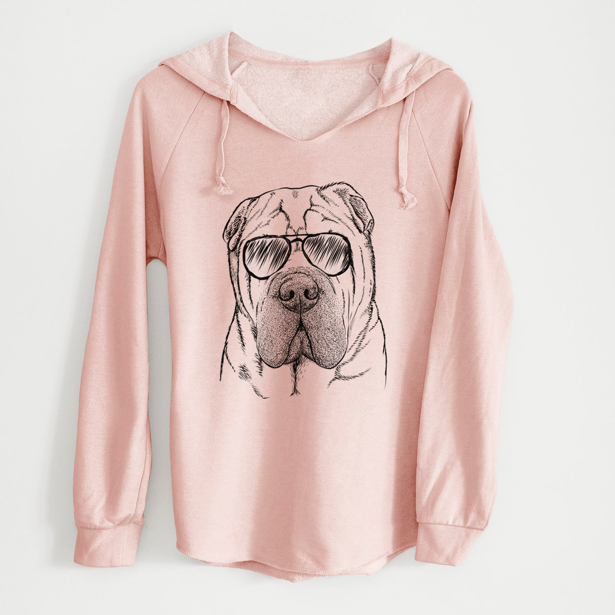 Aviator Lilly the Shar Pei - Cali Wave Hooded Sweatshirt