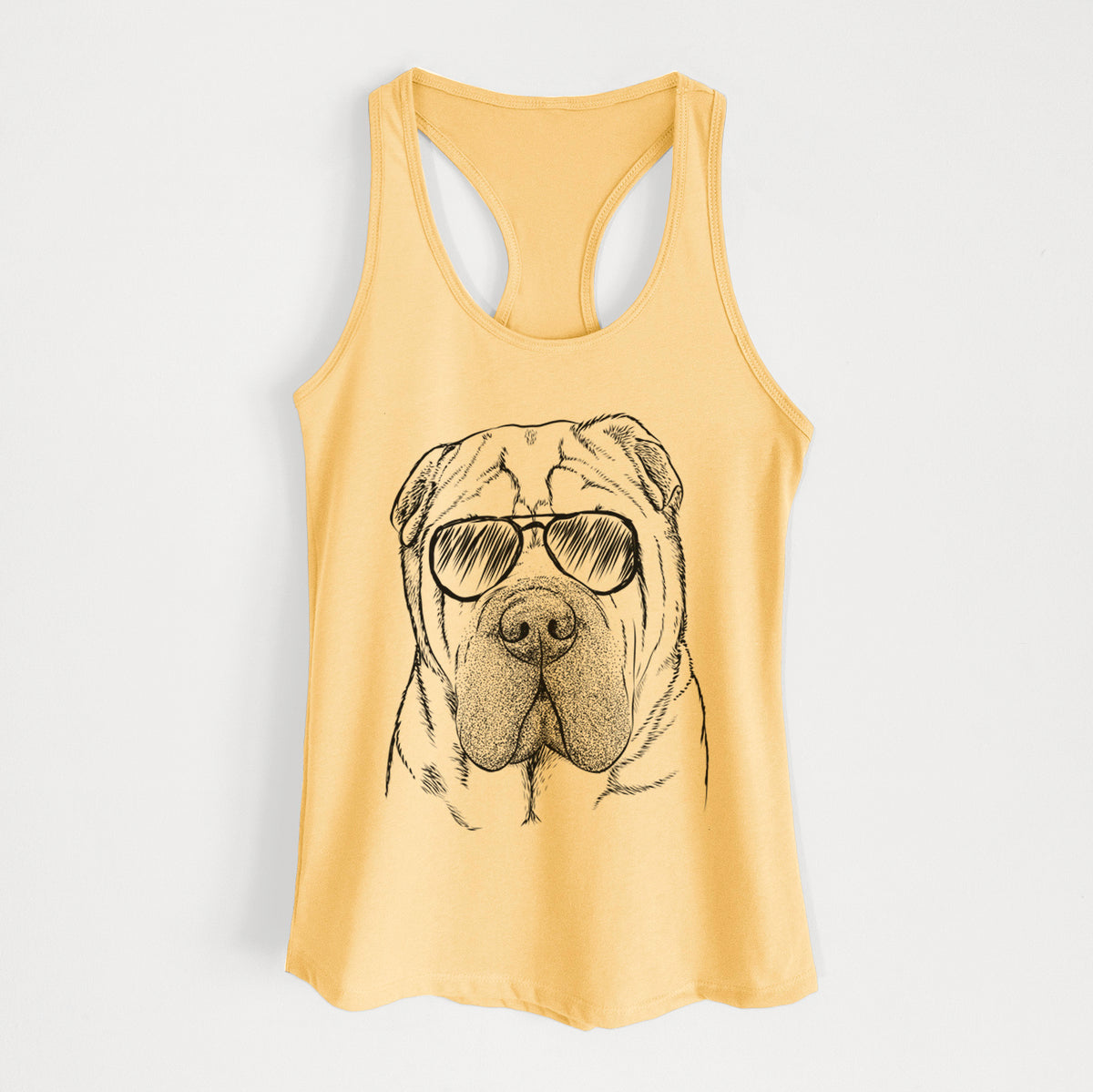 Lilly the Shar Pei - Women's Racerback Tanktop