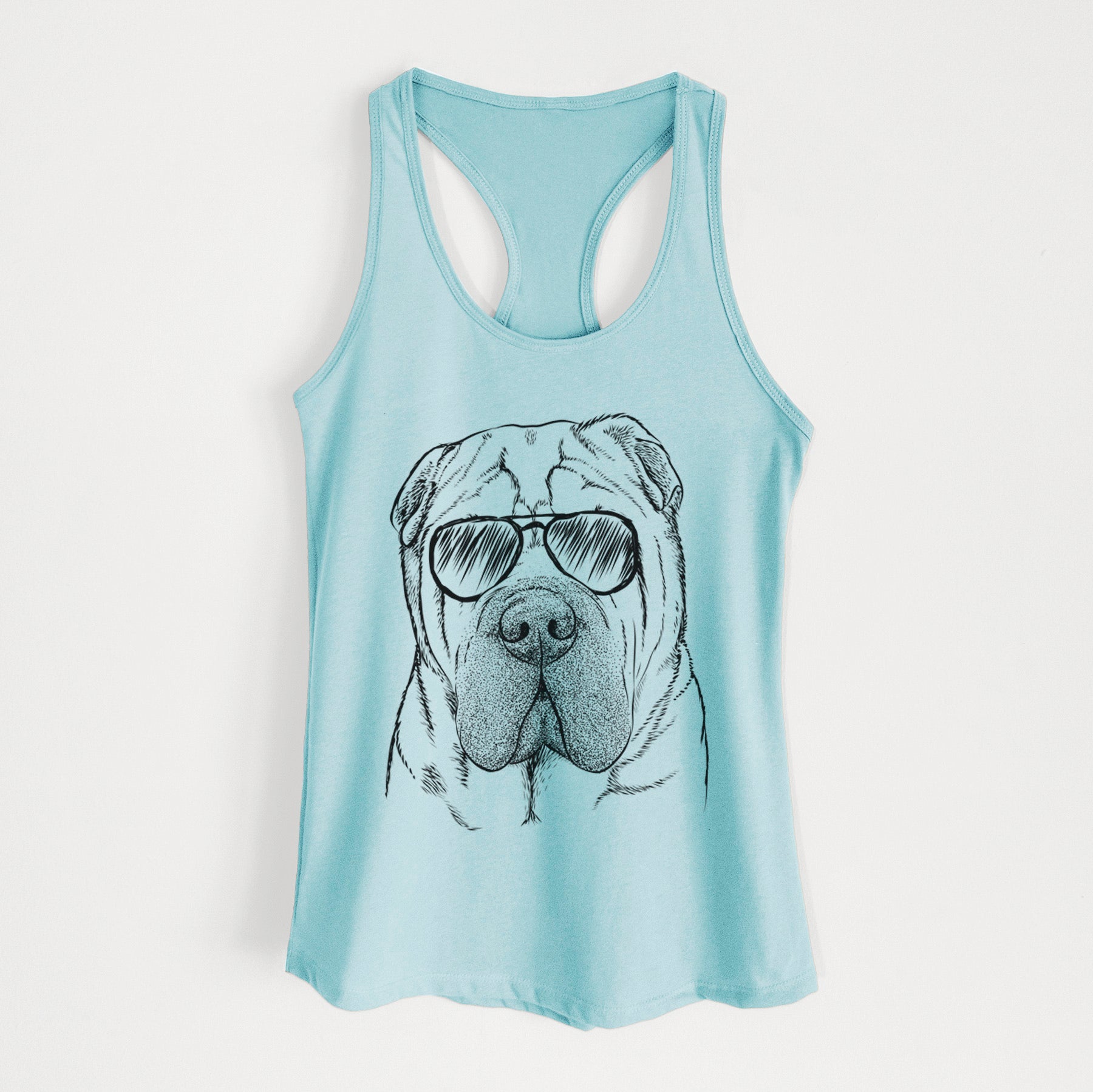 Lilly the Shar Pei - Women's Racerback Tanktop