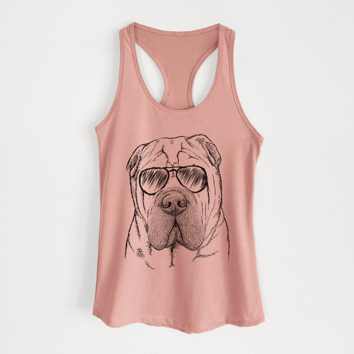 Lilly the Shar Pei - Women's Racerback Tanktop