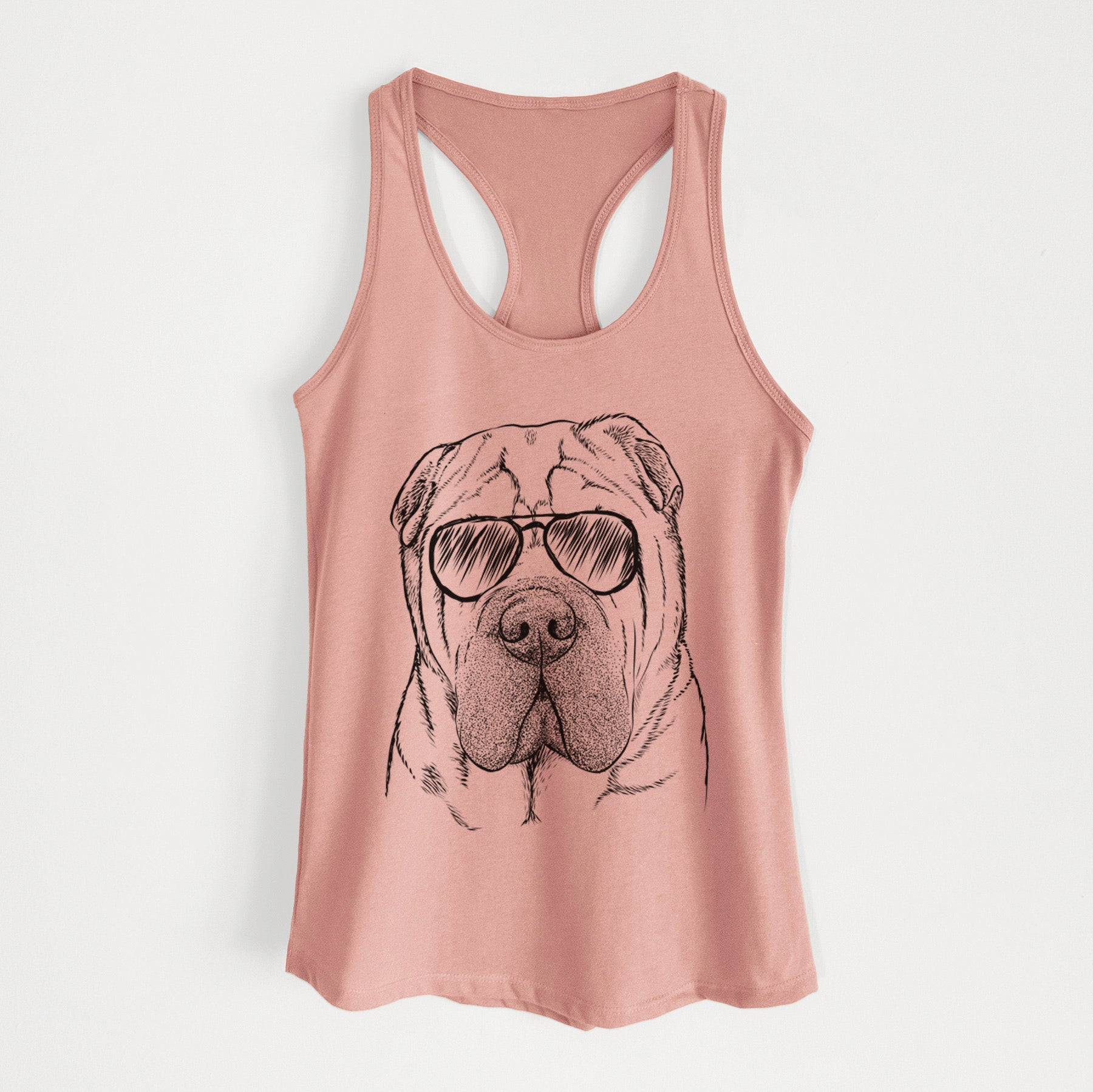 Lilly the Shar Pei - Women's Racerback Tanktop