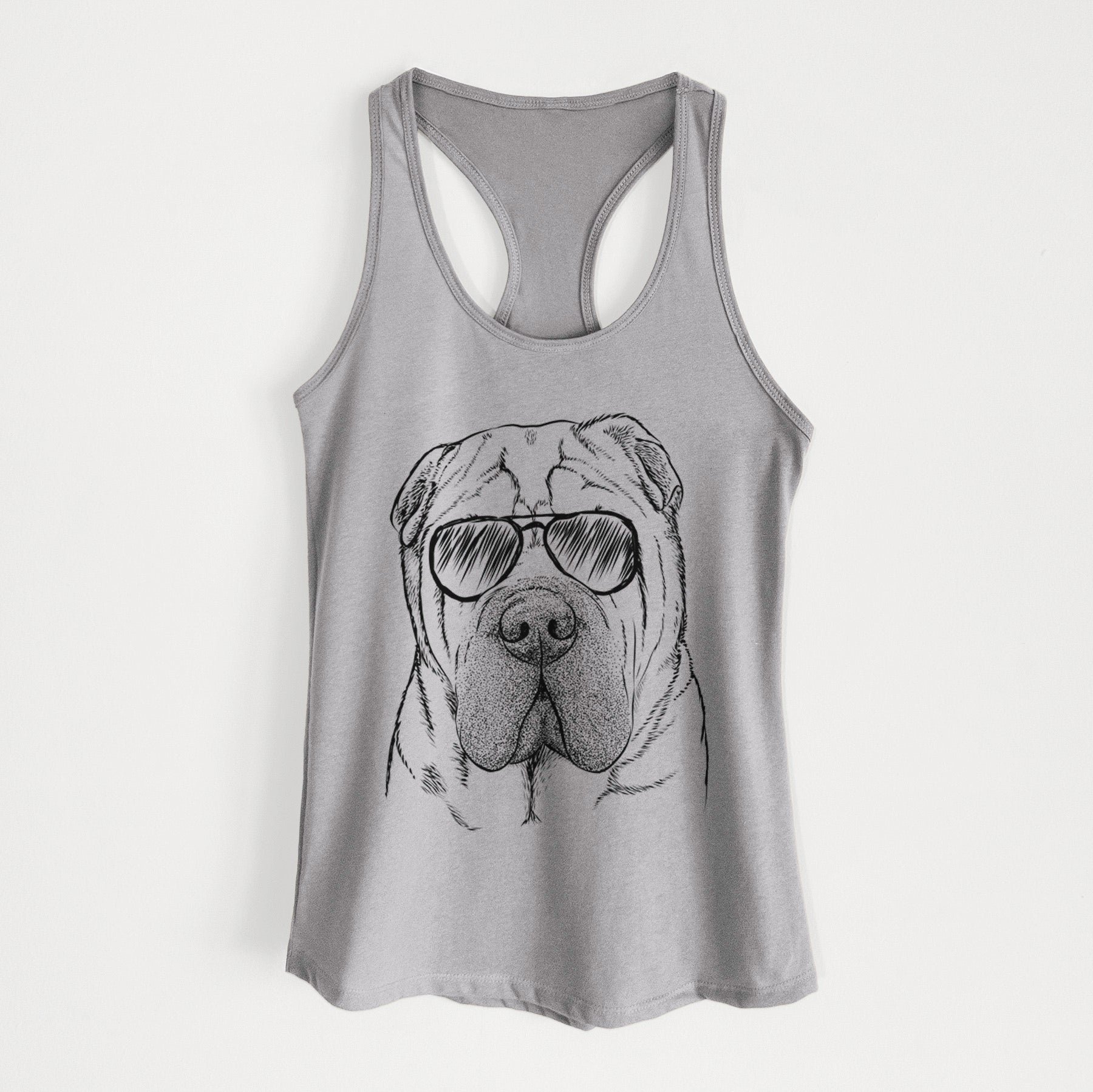 Lilly the Shar Pei - Women's Racerback Tanktop
