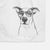 Lily the Mixed Breed Decorative Hand Towel