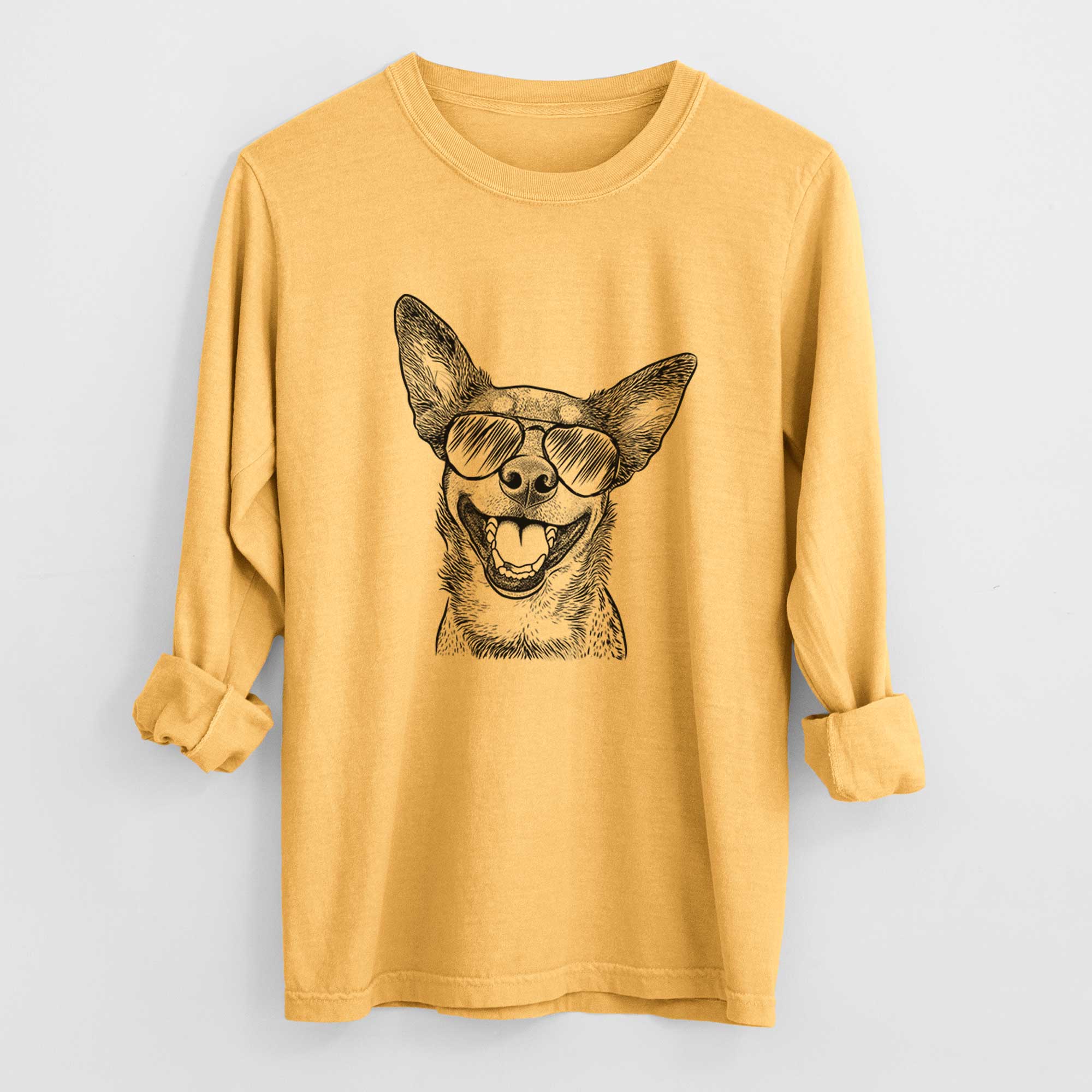 Aviators Lily the Australian Cattle Dog - Heavyweight 100% Cotton Long Sleeve