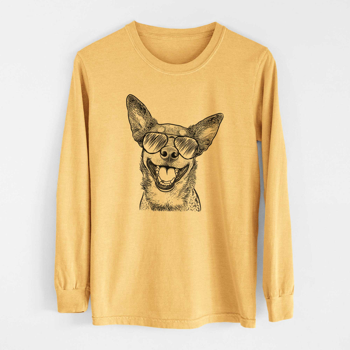 Aviators Lily the Australian Cattle Dog - Heavyweight 100% Cotton Long Sleeve