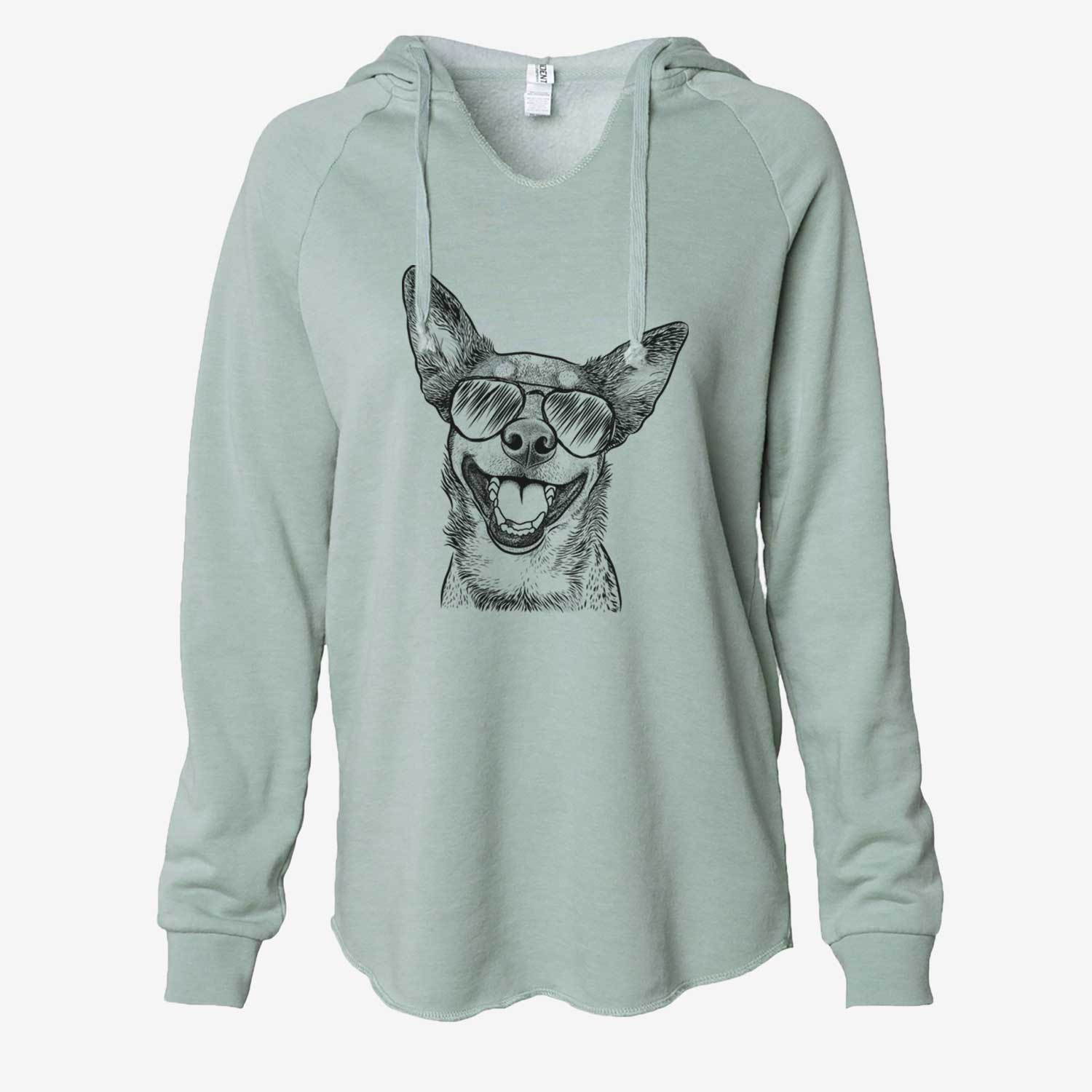 Lily the Australian Cattle Dog - Cali Wave Hooded Sweatshirt