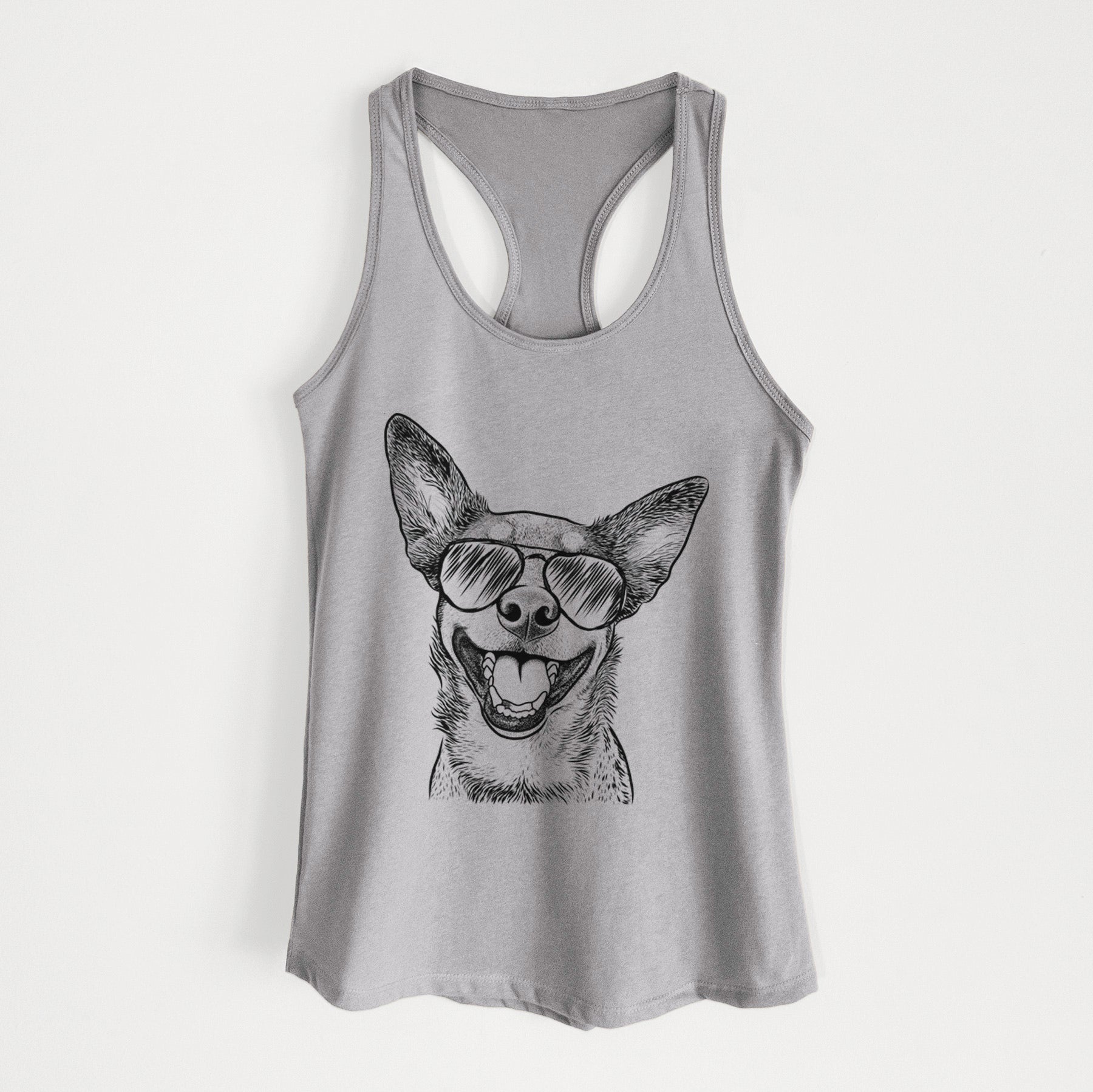 Lily the Australian Cattle Dog - Women's Racerback Tanktop