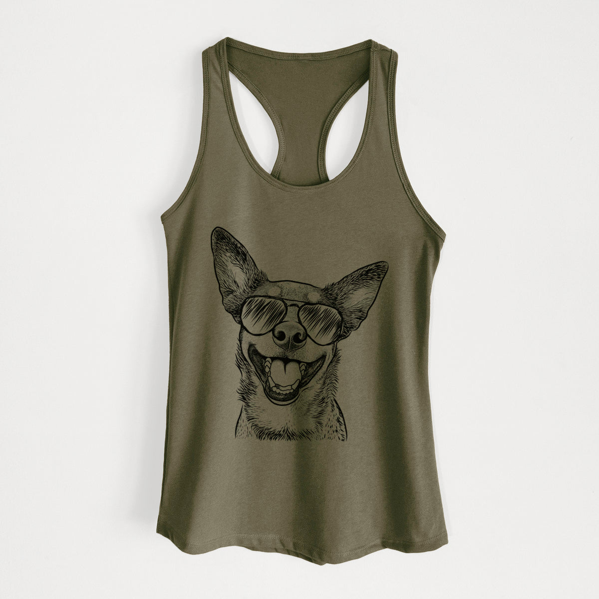 Lily the Australian Cattle Dog - Women's Racerback Tanktop