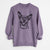 Aviator Lily the Australian Cattle Dog - Unisex Pigment Dyed Crew Sweatshirt