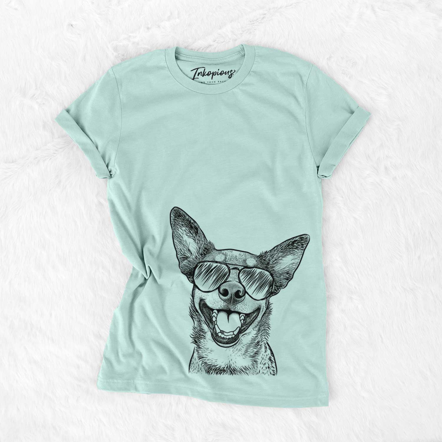 Aviator Lily the Australian Cattle Dog - Unisex Crewneck