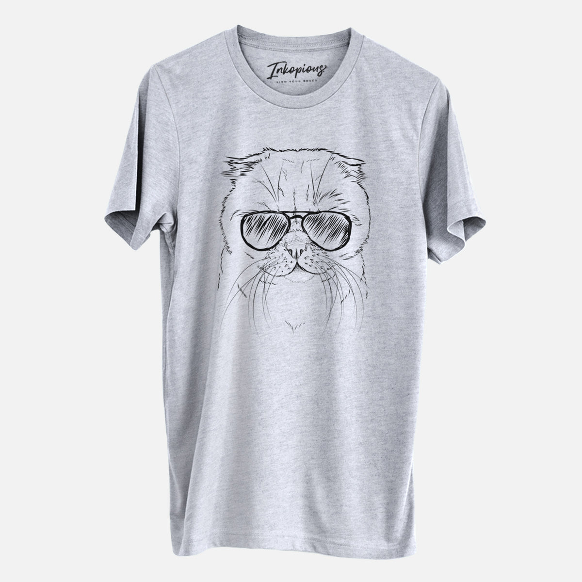 Aviator Lina the Exotic Fold Cat - Unisex Crewneck