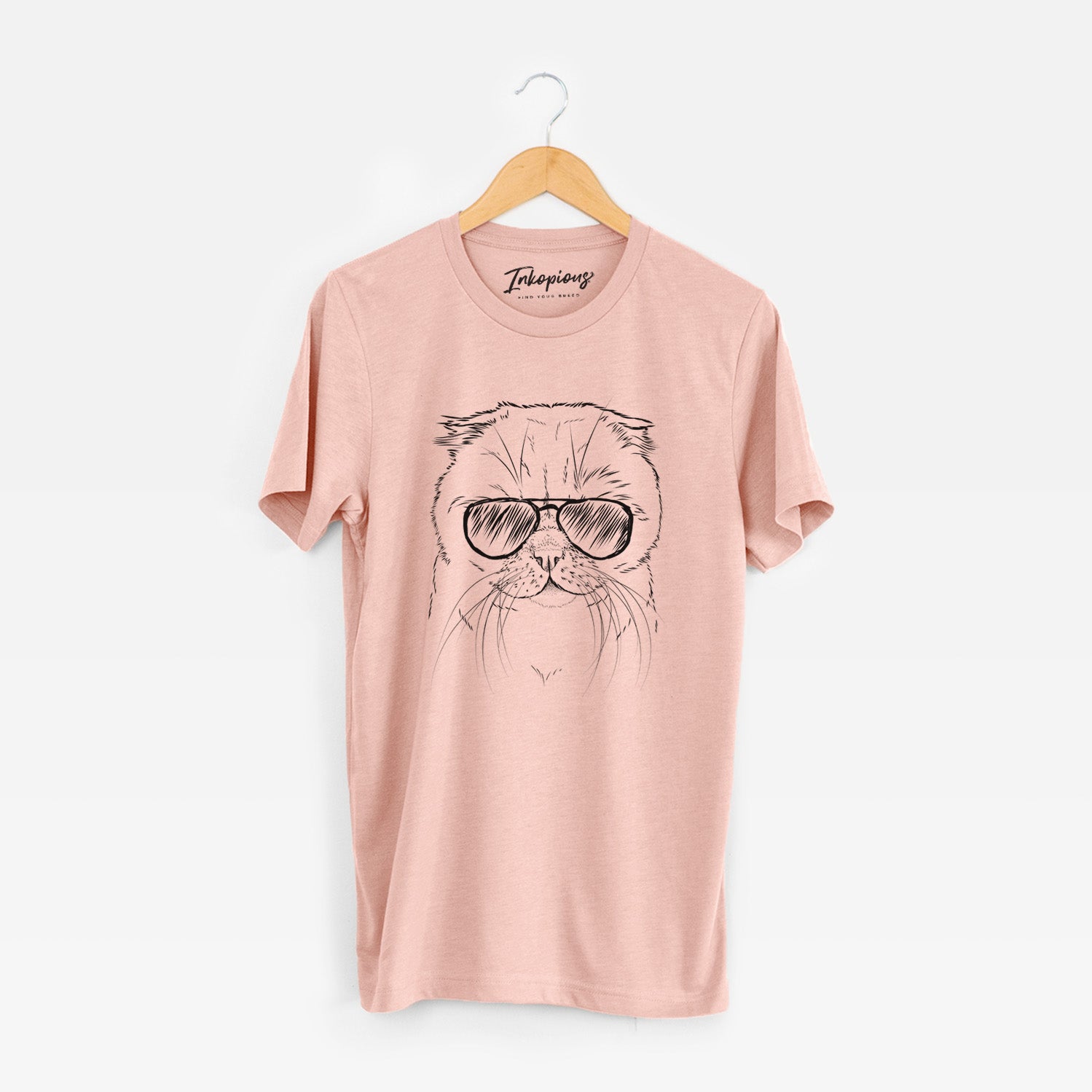 Aviator Lina the Exotic Fold Cat - Unisex Crewneck