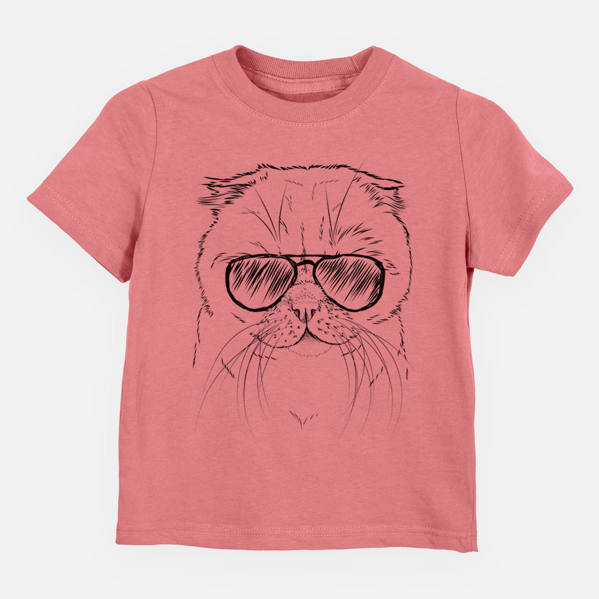 Aviator Lina the Exotic Fold Cat - Kids/Youth/Toddler Shirt