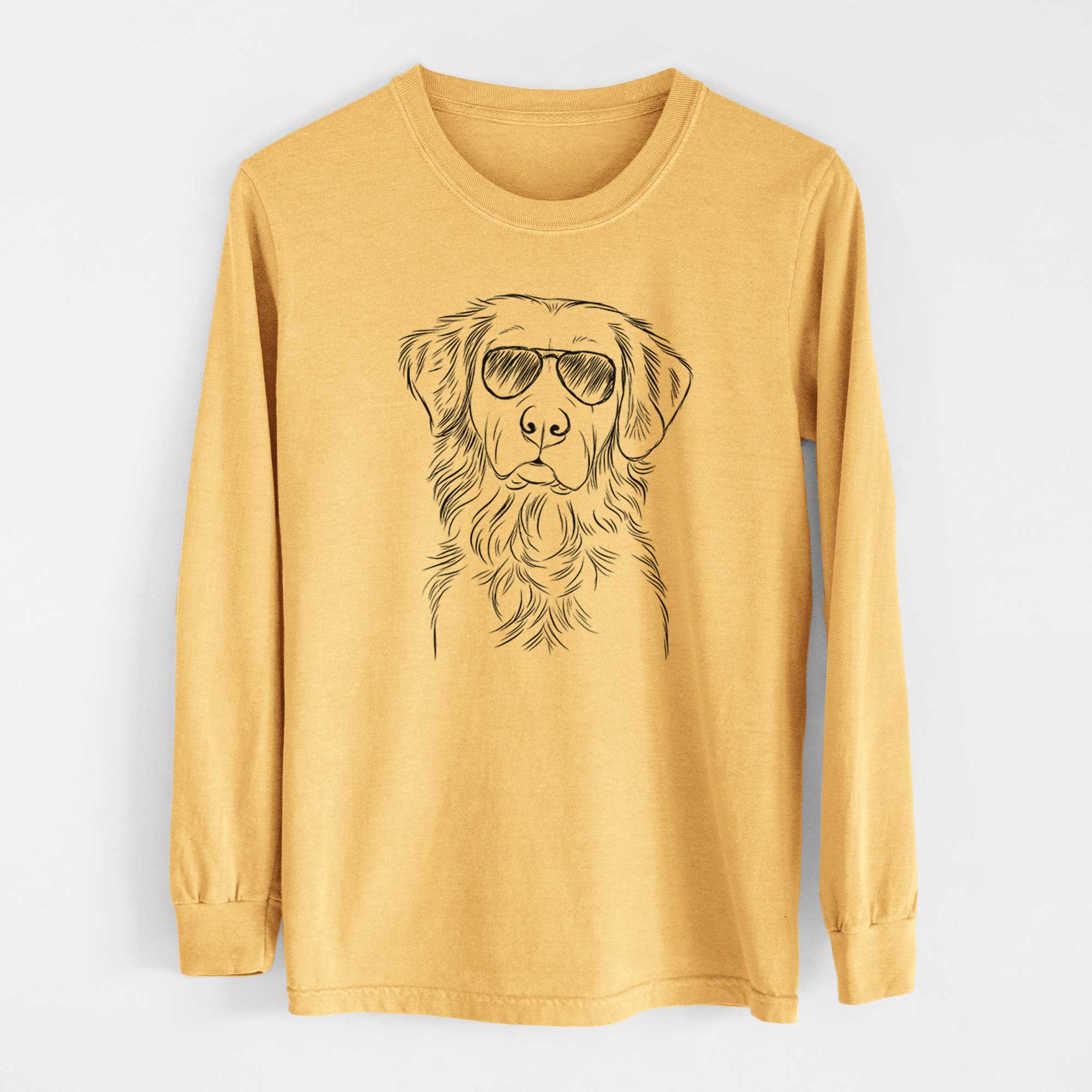 Aviators Linden the Golden Retriever - Heavyweight 100% Cotton Long Sleeve