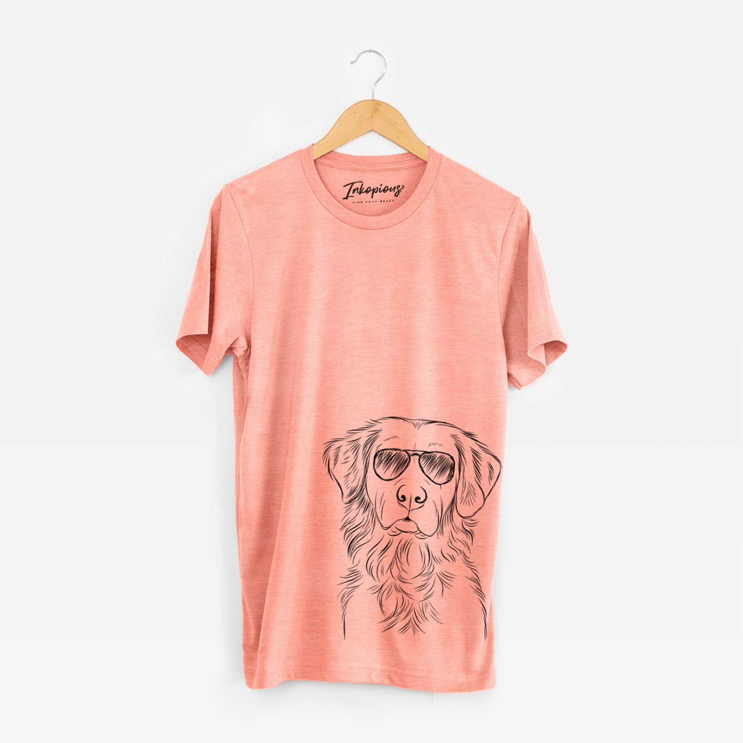 Aviator Linden the Golden Retriever - Unisex Crewneck