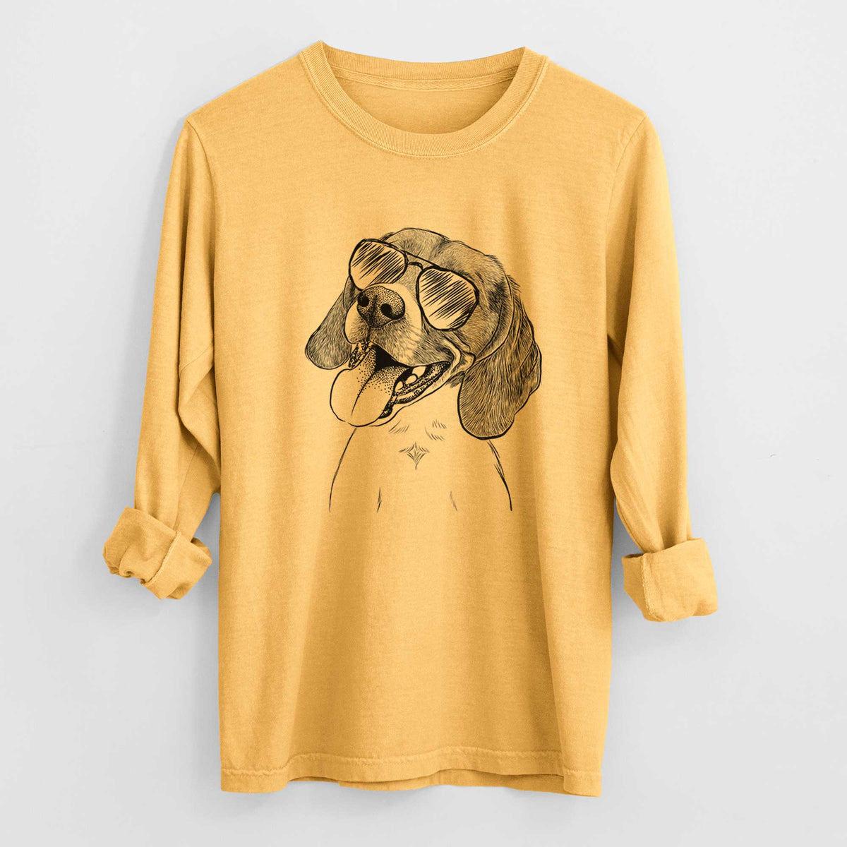 Aviators Little Bandit the Beagle - Heavyweight 100% Cotton Long Sleeve