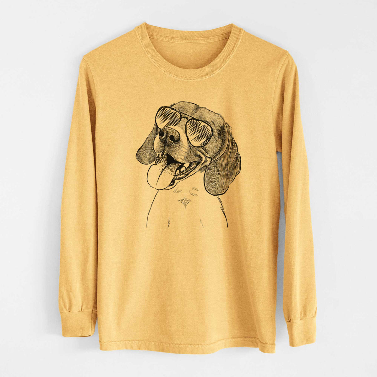 Aviators Little Bandit the Beagle - Heavyweight 100% Cotton Long Sleeve