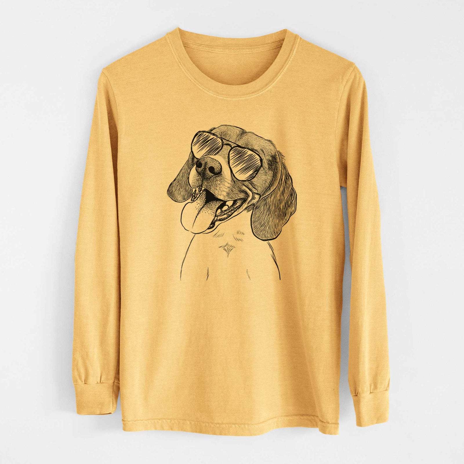 Aviators Little Bandit the Beagle - Heavyweight 100% Cotton Long Sleeve