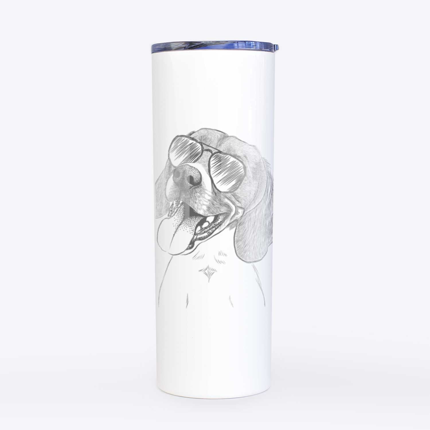 Little Bandit the Beagle - 20oz Skinny Tumbler