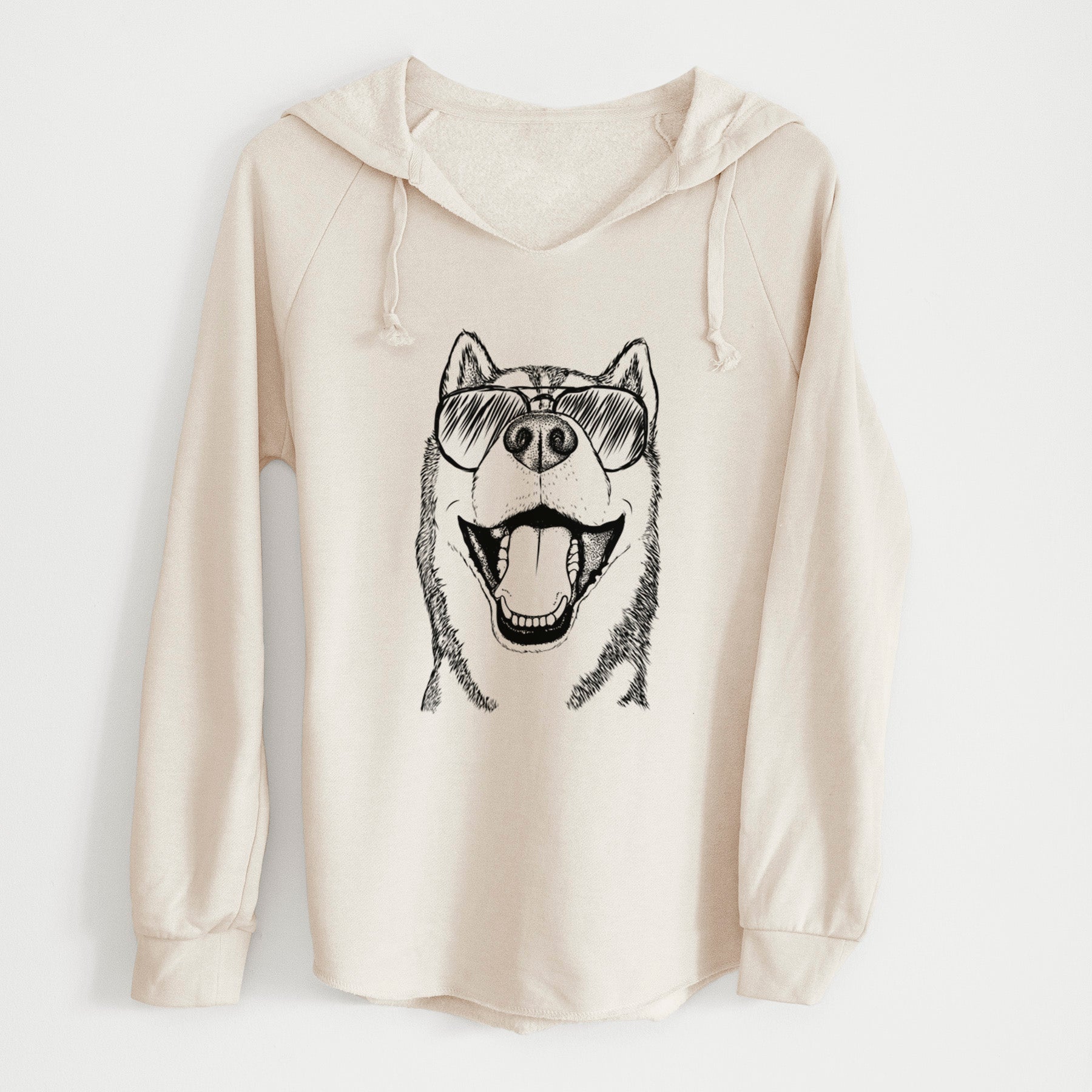 Aviator Little Country the Siberian Husky - Cali Wave Hooded Sweatshirt