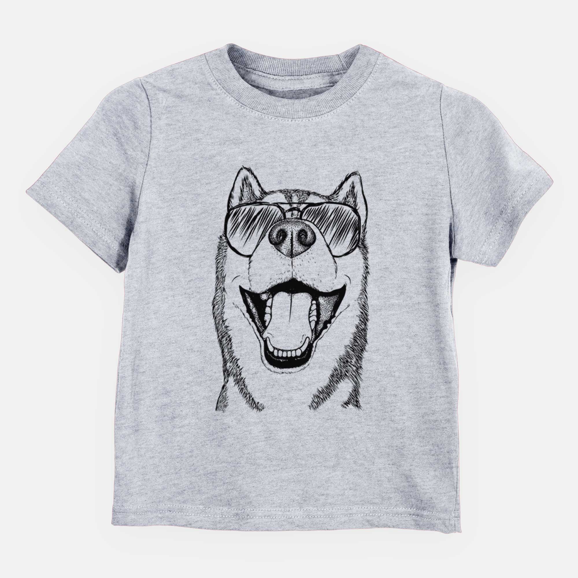 Aviator Little Country the Siberian Husky - Kids/Youth/Toddler Shirt