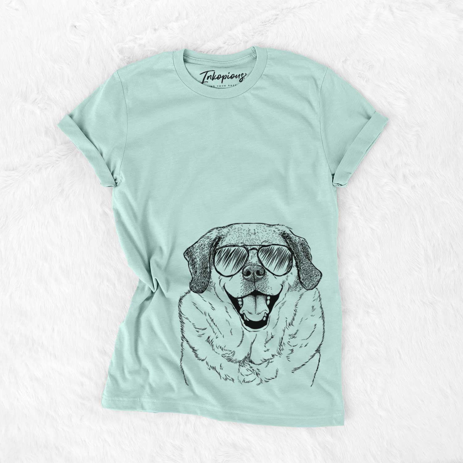 Aviator Little Man the Puggle - Unisex Crewneck