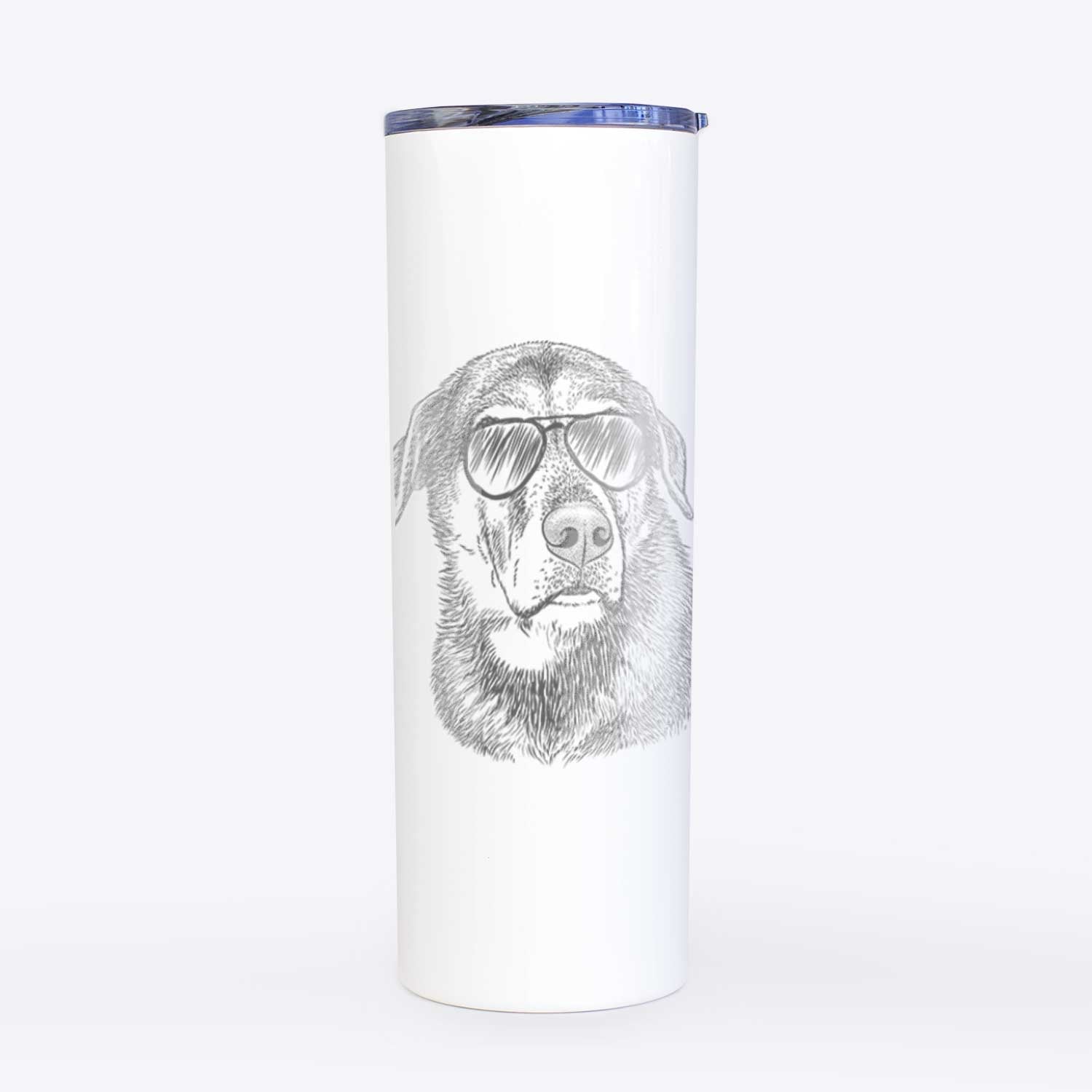 Lobo the Shepherd Mix - 20oz Skinny Tumbler